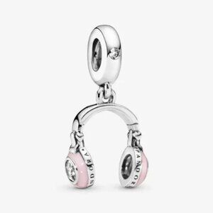 Pandora earphone strap pink Charm